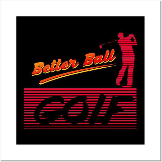 better ball retro Wall Art by osvaldoport76